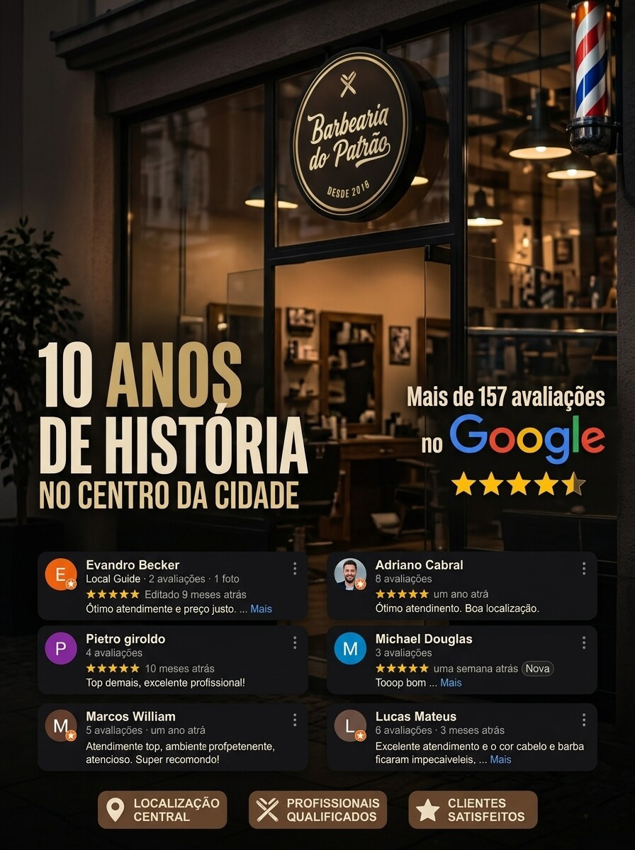 avaliações no google 